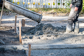 Доставка бетонного раствора марки М 300 б 22,5