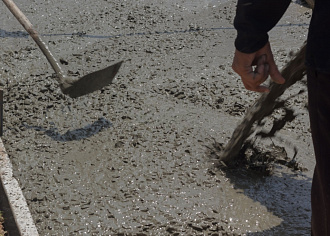 Жидкая бетонная смесь