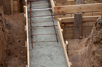 Строительство ленточного фундамента Строительство ленточного фундамента