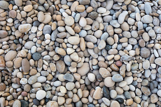 морская галька цветная